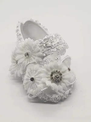 047 - Baptism Shoes - White