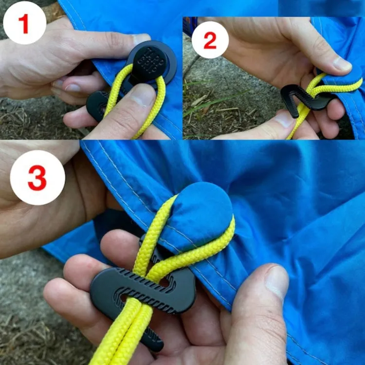 2pcs /Pack Tarp Grip Outdoor Camping Tent Hook And Loop Car Cover Pool Awning Fasteners