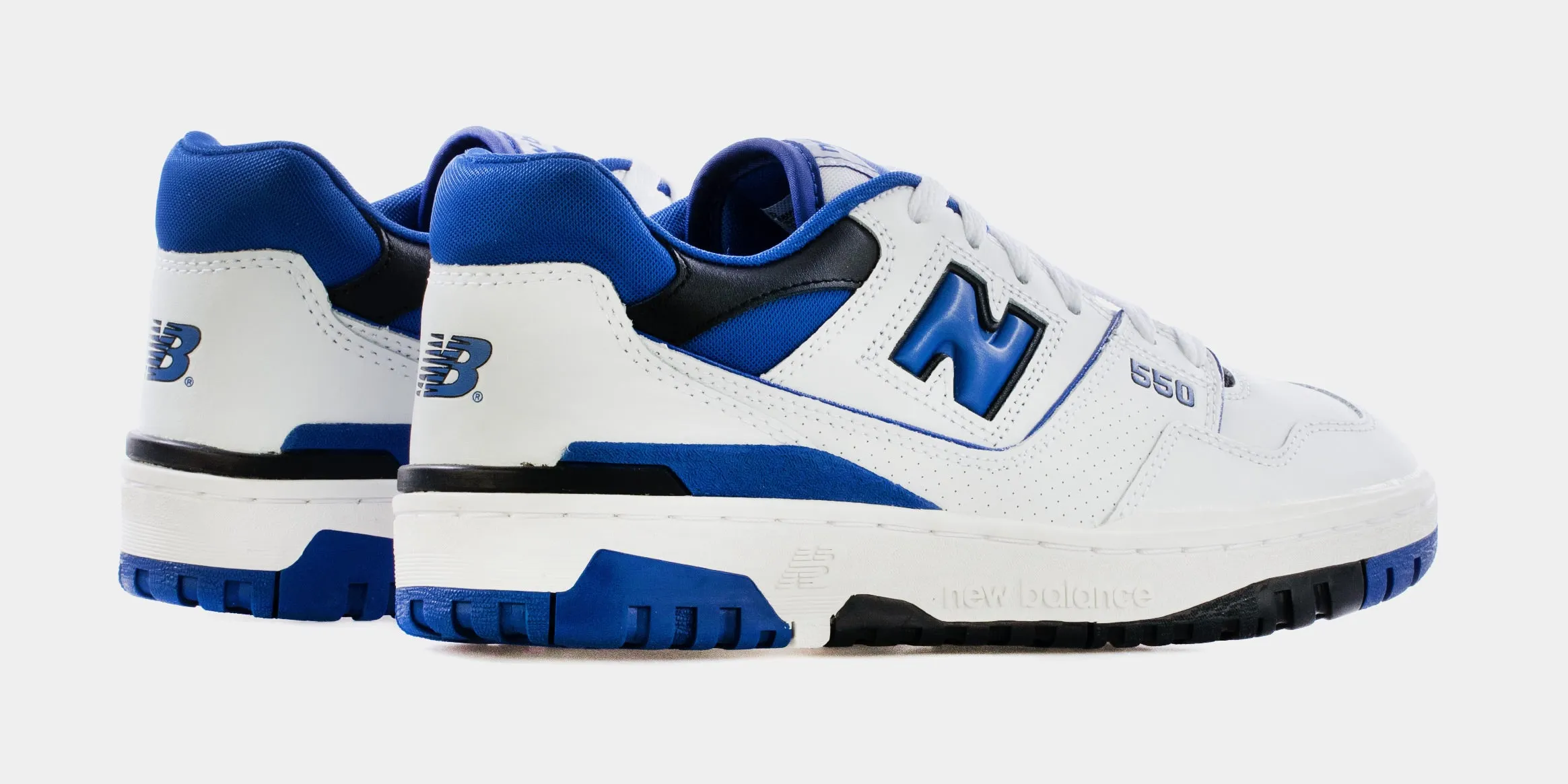550 White Blue Mens Lifestyle Shoes (White/Blue) Free Shipping