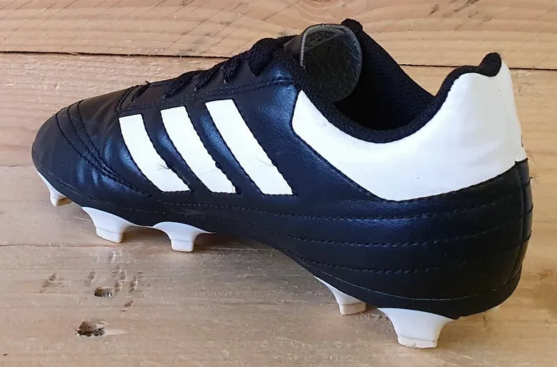 Adidas Goletto VI Leather Kids Trainers UK13K/US13.5K/EU31.5 AQ4285 Black/White