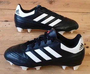 Adidas Goletto VI Leather Kids Trainers UK13K/US13.5K/EU31.5 AQ4285 Black/White