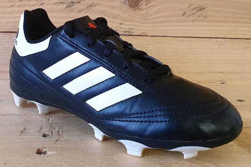 Adidas Goletto VI Leather Kids Trainers UK13K/US13.5K/EU31.5 AQ4285 Black/White