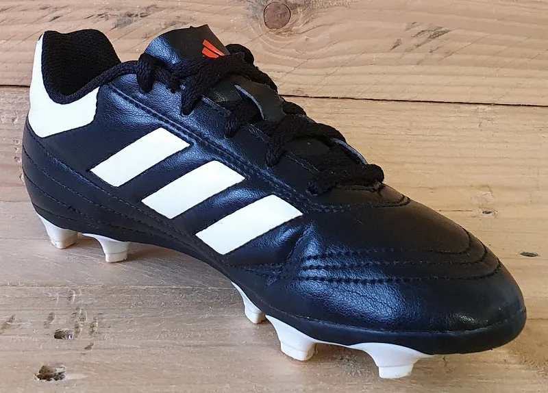 Adidas Goletto VI Leather Kids Trainers UK13K/US13.5K/EU31.5 AQ4285 Black/White