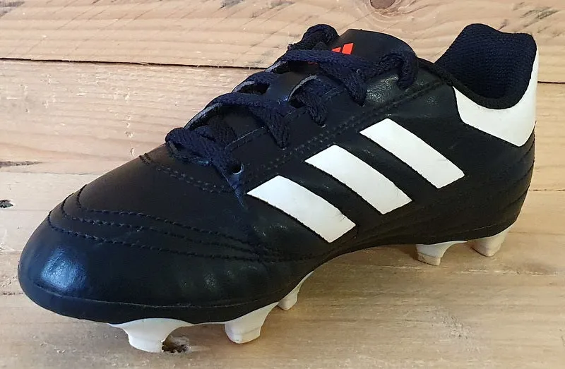 Adidas Goletto VI Leather Kids Trainers UK13K/US13.5K/EU31.5 AQ4285 Black/White