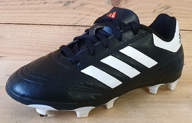 Adidas Goletto VI Leather Kids Trainers UK13K/US13.5K/EU31.5 AQ4285 Black/White