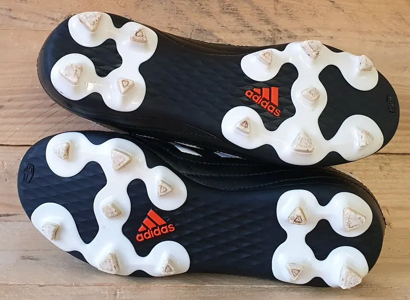 Adidas Goletto VI Leather Kids Trainers UK13K/US13.5K/EU31.5 AQ4285 Black/White