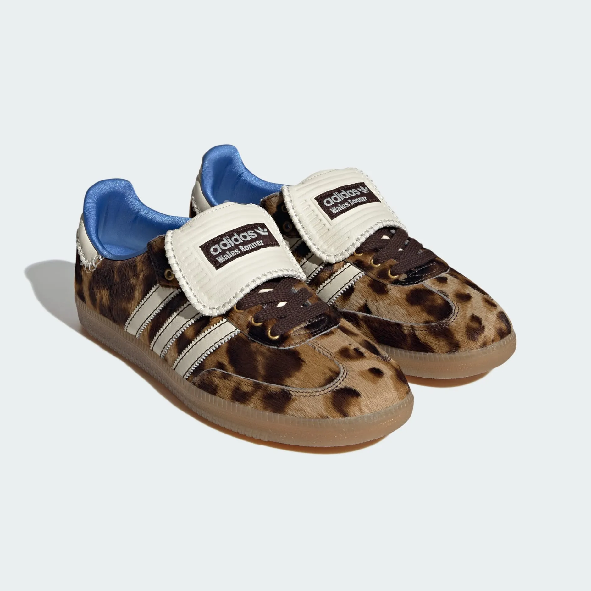 adidas Originals x Wales Bonner Samba Pony Leo Low Trainers Dark Brown / Cream White / None