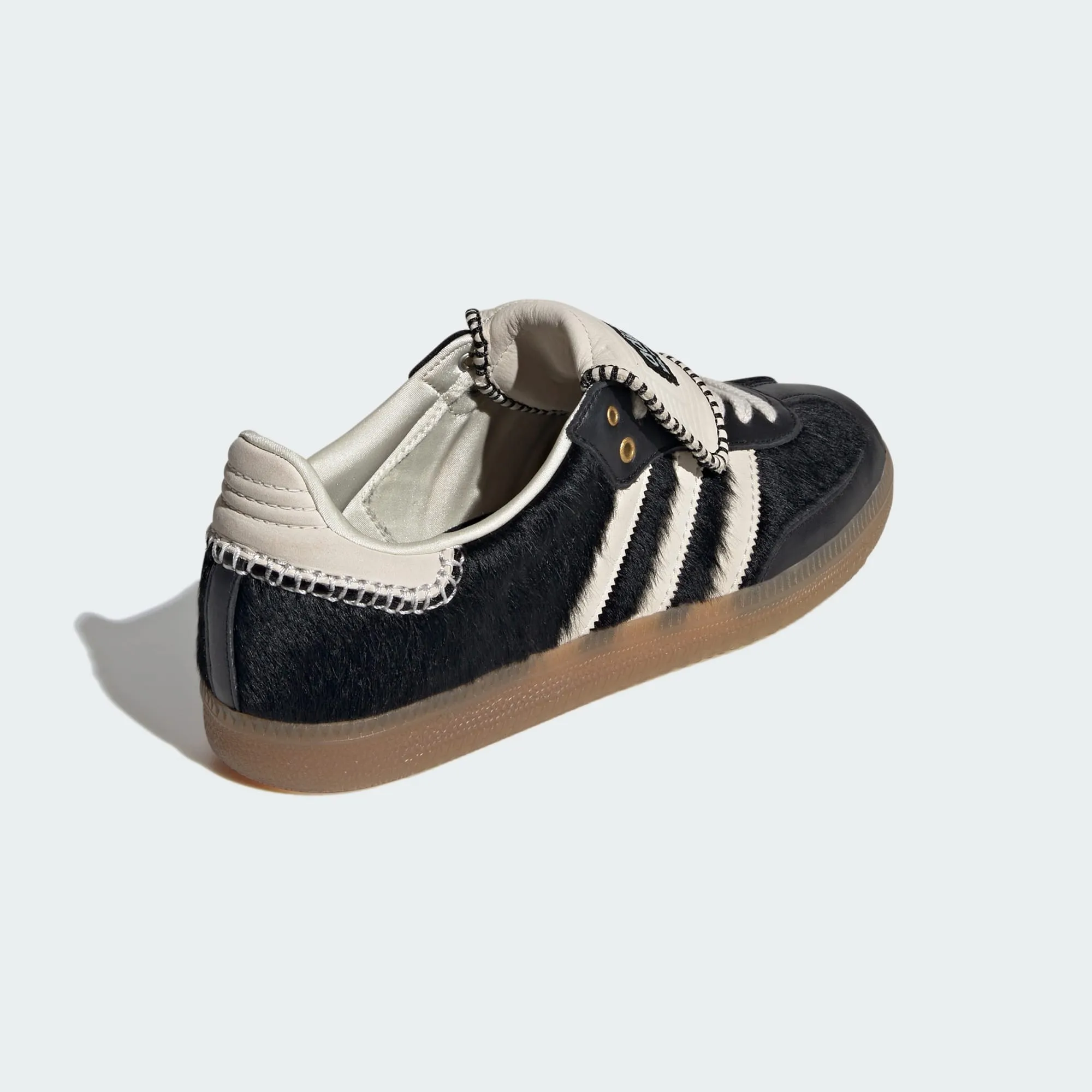 adidas Originals x Wales Bonner Samba Pony Tonal Low Trainers Core Black / Cream White