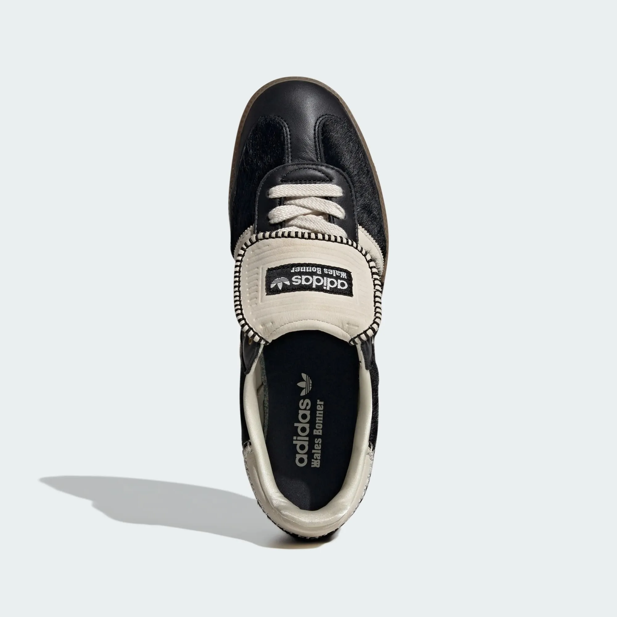 adidas Originals x Wales Bonner Samba Pony Tonal Low Trainers Core Black / Cream White