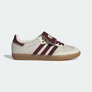adidas Originals x Wales Bonner Samba Pony Tonal Low Trainers Cream White / Mystery Brown