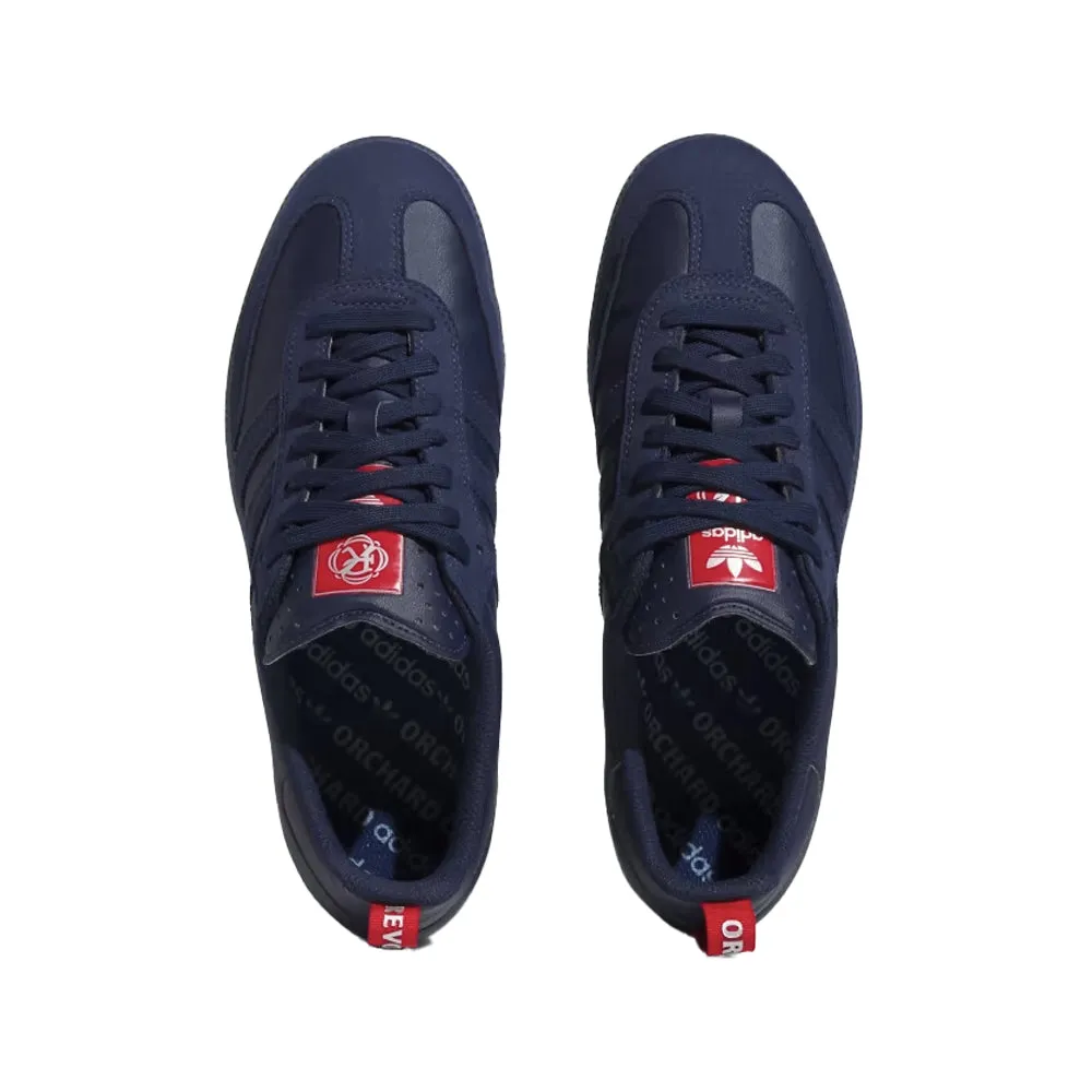 adidas SKATEBOARDING ORCHARD X NEW ENGLAND REVOLUTION SAMBA ADV SHOES // NIGHT INDIGO/NIGHT INDIGO/SILVER METALLIC