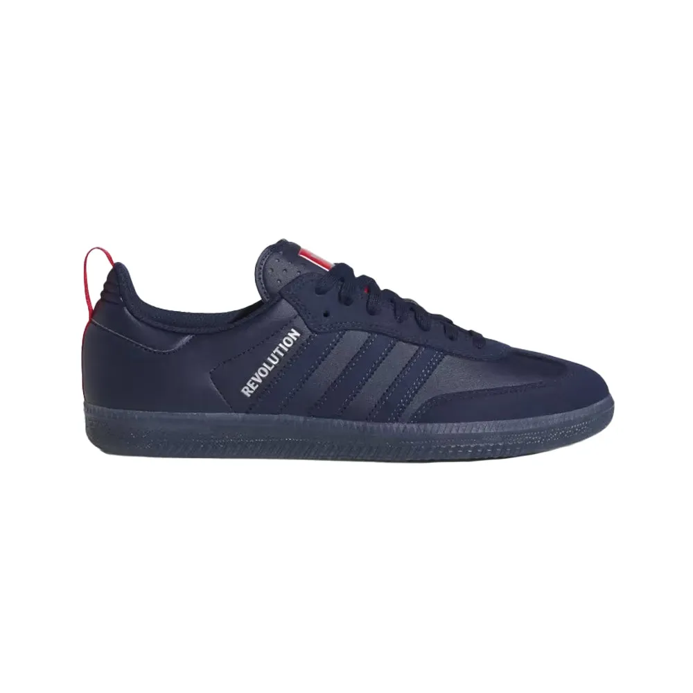 adidas SKATEBOARDING ORCHARD X NEW ENGLAND REVOLUTION SAMBA ADV SHOES // NIGHT INDIGO/NIGHT INDIGO/SILVER METALLIC
