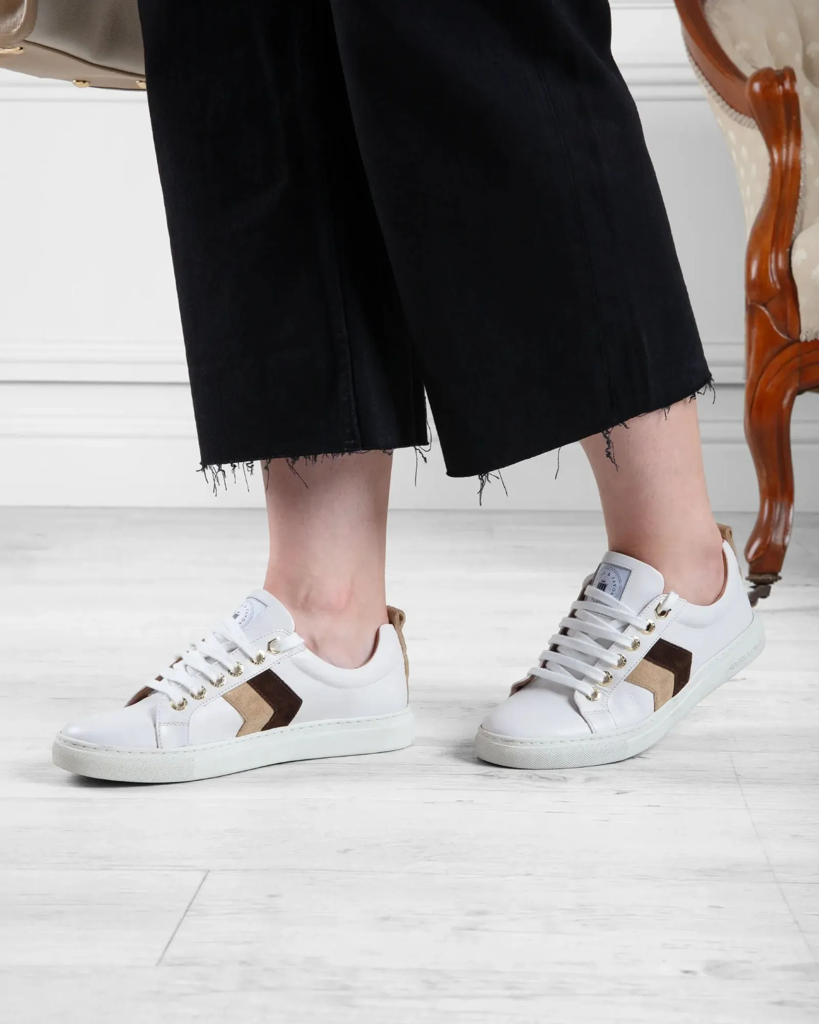 Alexandra Trainer - Neutral Tri Colour