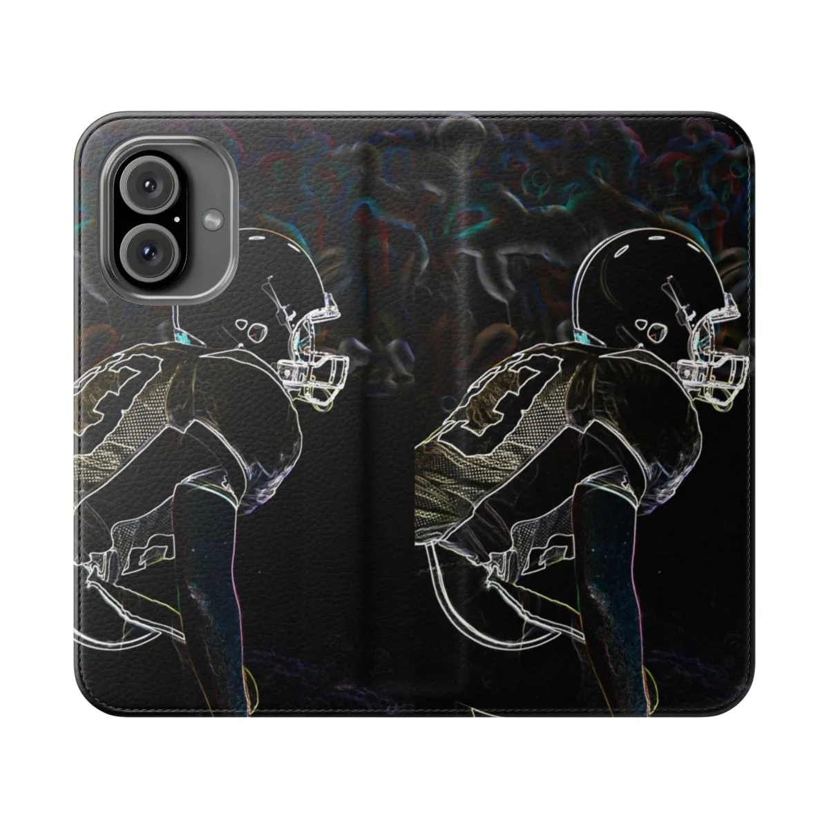 American Football Inspired Flip Phone Case for Sports Fans