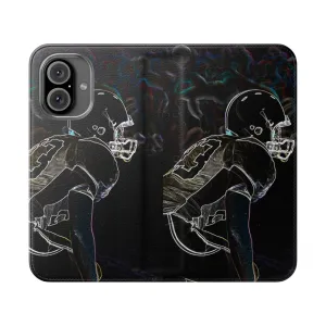 American Football Inspired Flip Phone Case for Sports Fans