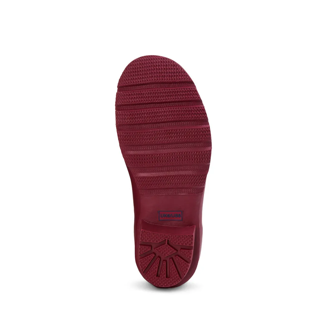 Ankle Wellies - Raspberry - Wide Foot - Easy to Slip On