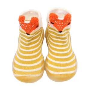 Baby Stripe Cartton Animal Sock Shoes