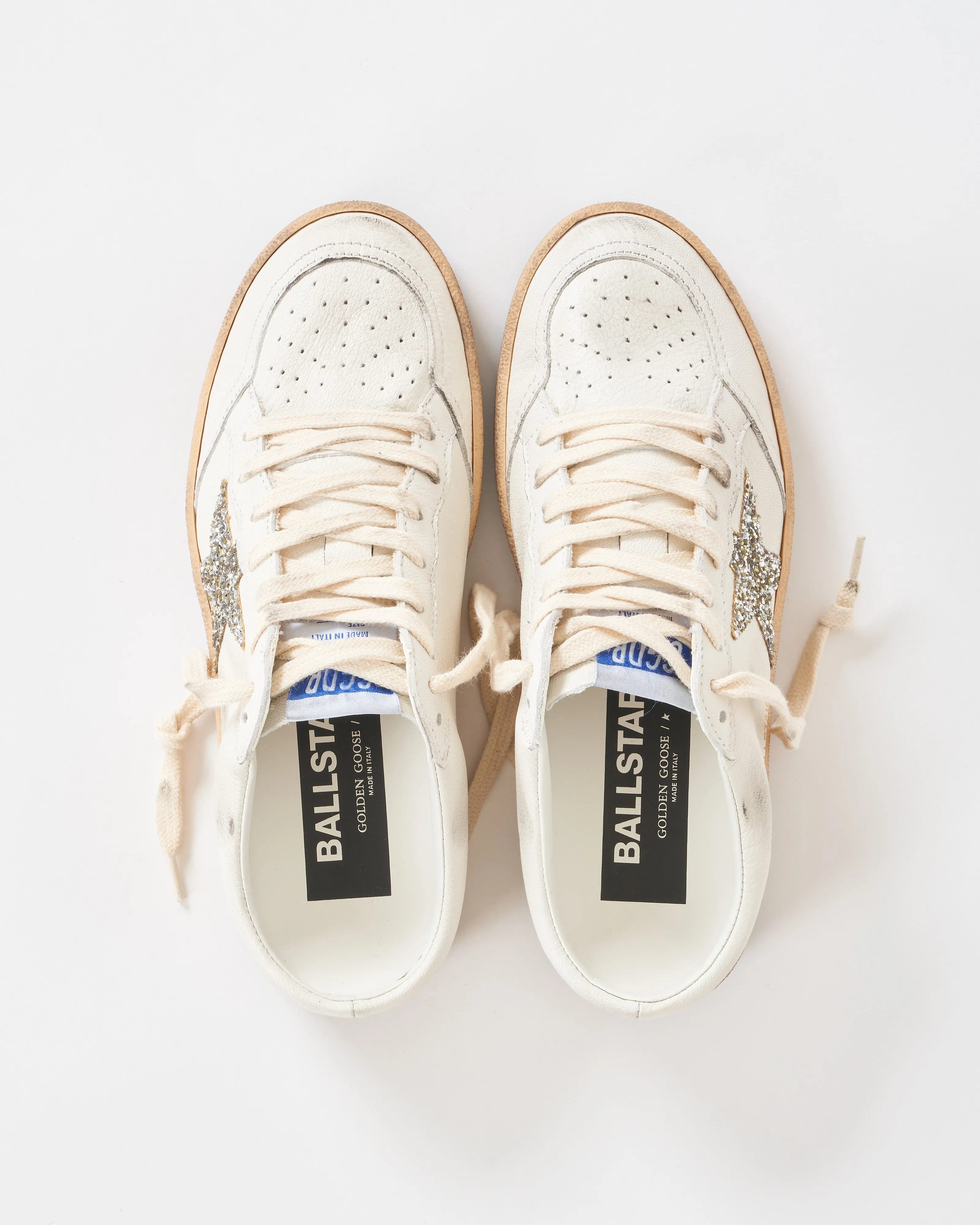 ball star sabot nappa upper glitter star