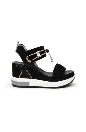Bungee Platform Wedge Sandal