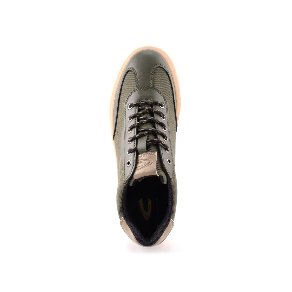 camel active Cool Denim Sneakers Men Olive FAFNIR 822409-HX1SVC-7 OLIVE