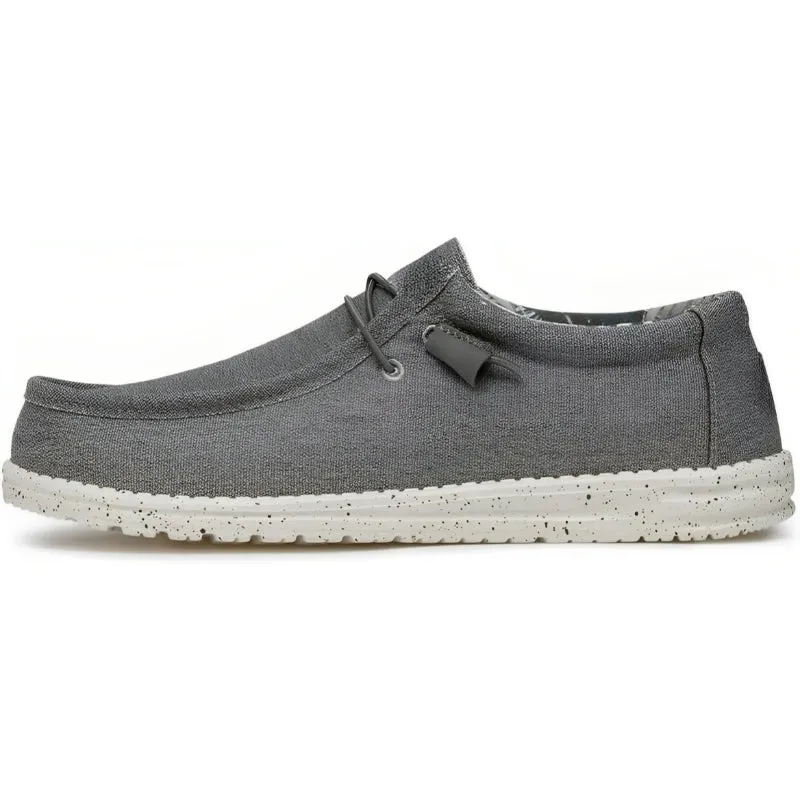 Casual Elastic Lace Canvas Shoes