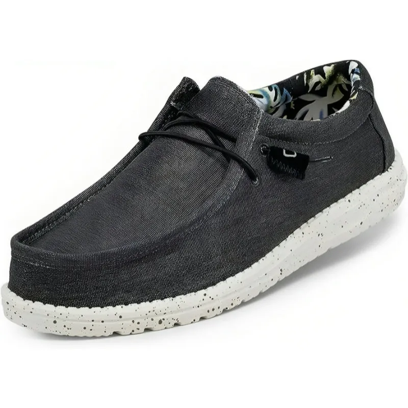 Casual Elastic Lace Canvas Shoes