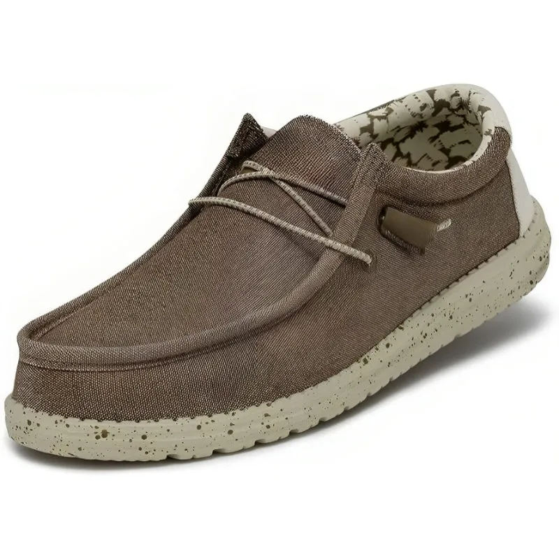Casual Elastic Lace Canvas Shoes