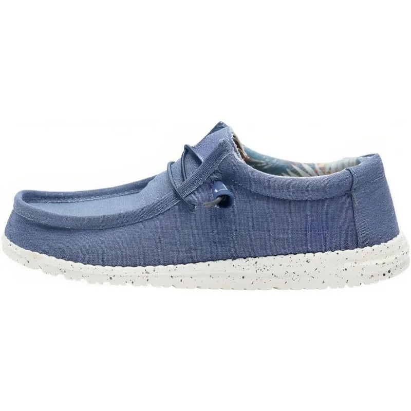 Casual Elastic Lace Canvas Shoes