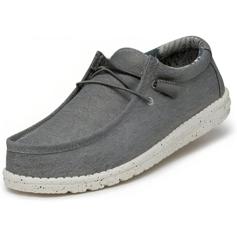 Casual Elastic Lace Canvas Shoes