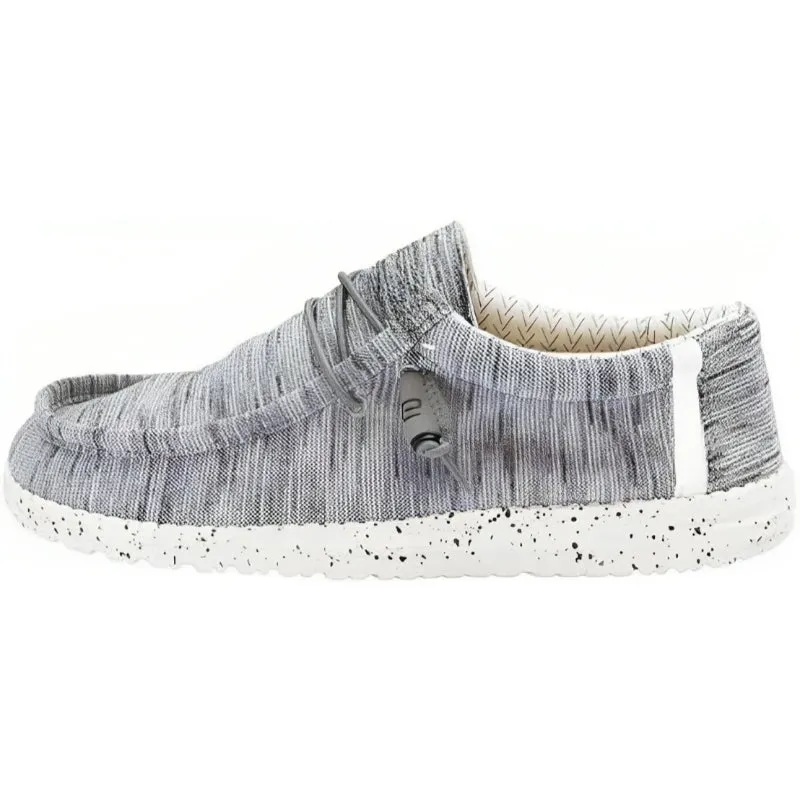 Casual Elastic Lace Canvas Shoes