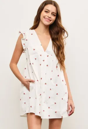 Cherry Pie Embroidered Dress