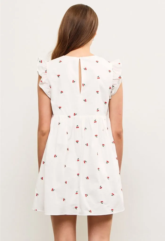 Cherry Pie Embroidered Dress