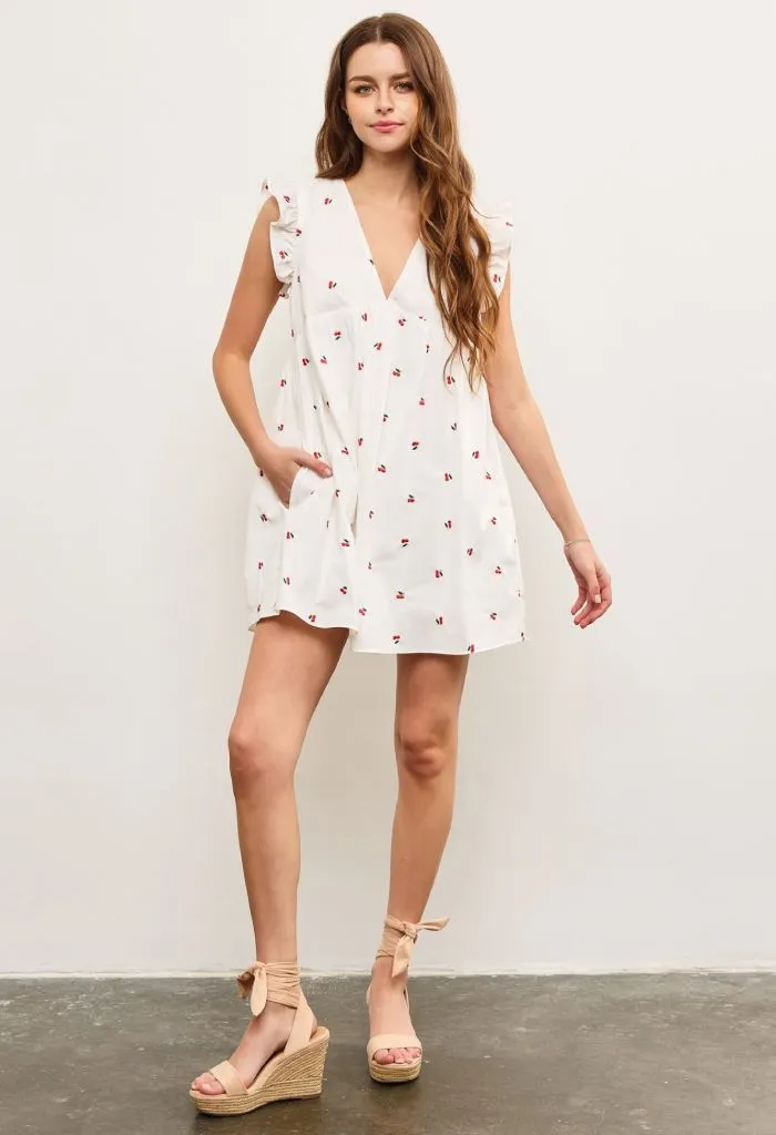 Cherry Pie Embroidered Dress