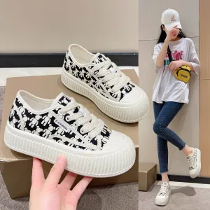 Classic Style Platform Casual Canvas Shoes