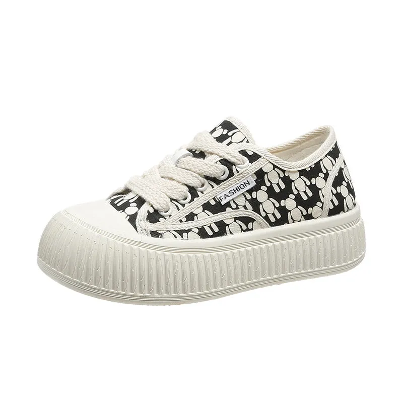 Classic Style Platform Casual Canvas Shoes