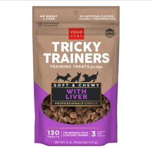 Cloud Star Tricky Trainers Soft & Chewy Liver Dog Treats