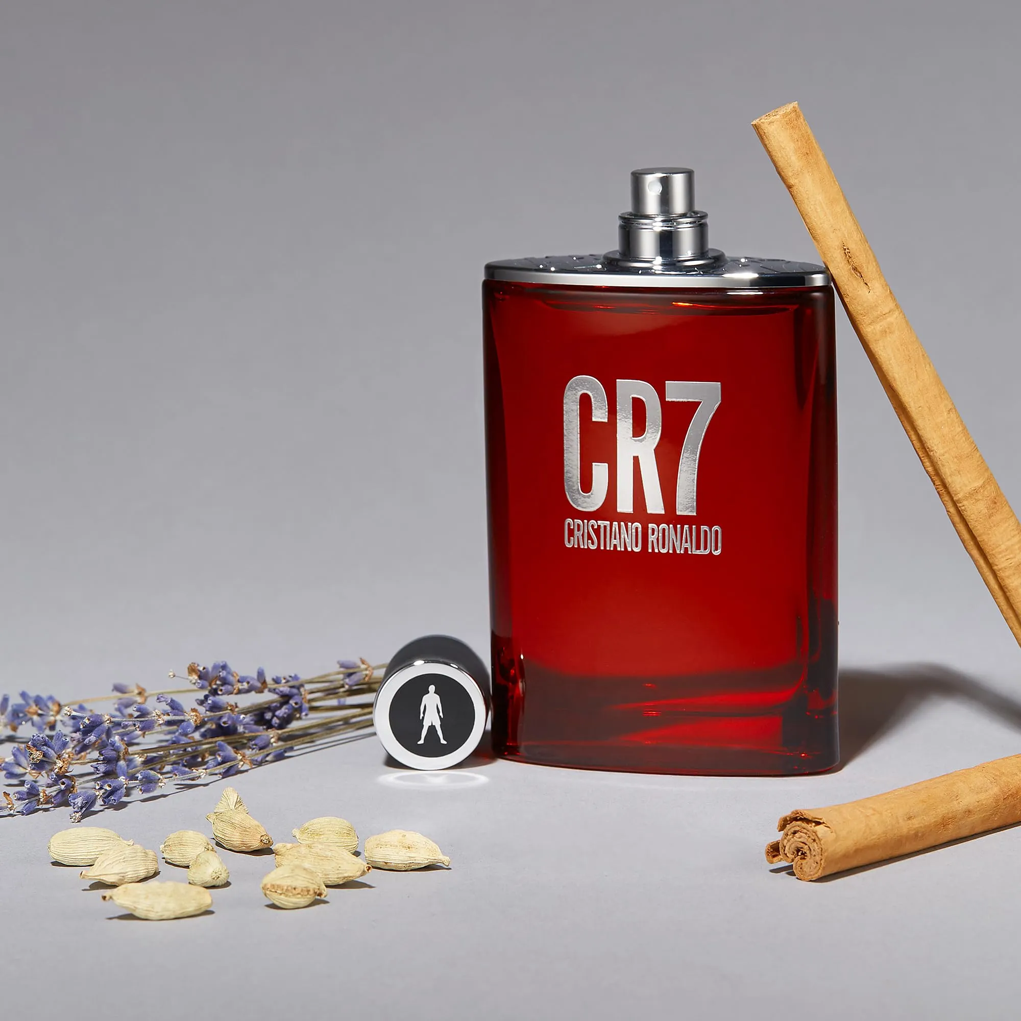 CRISTIANO RONALDO - Eau De Toilette Cologne- Woody, Musky Scent with Lavender, Cardamom, Tobacco, and Cedar - Original Men’s Fragrance Collection - 3.4 oz