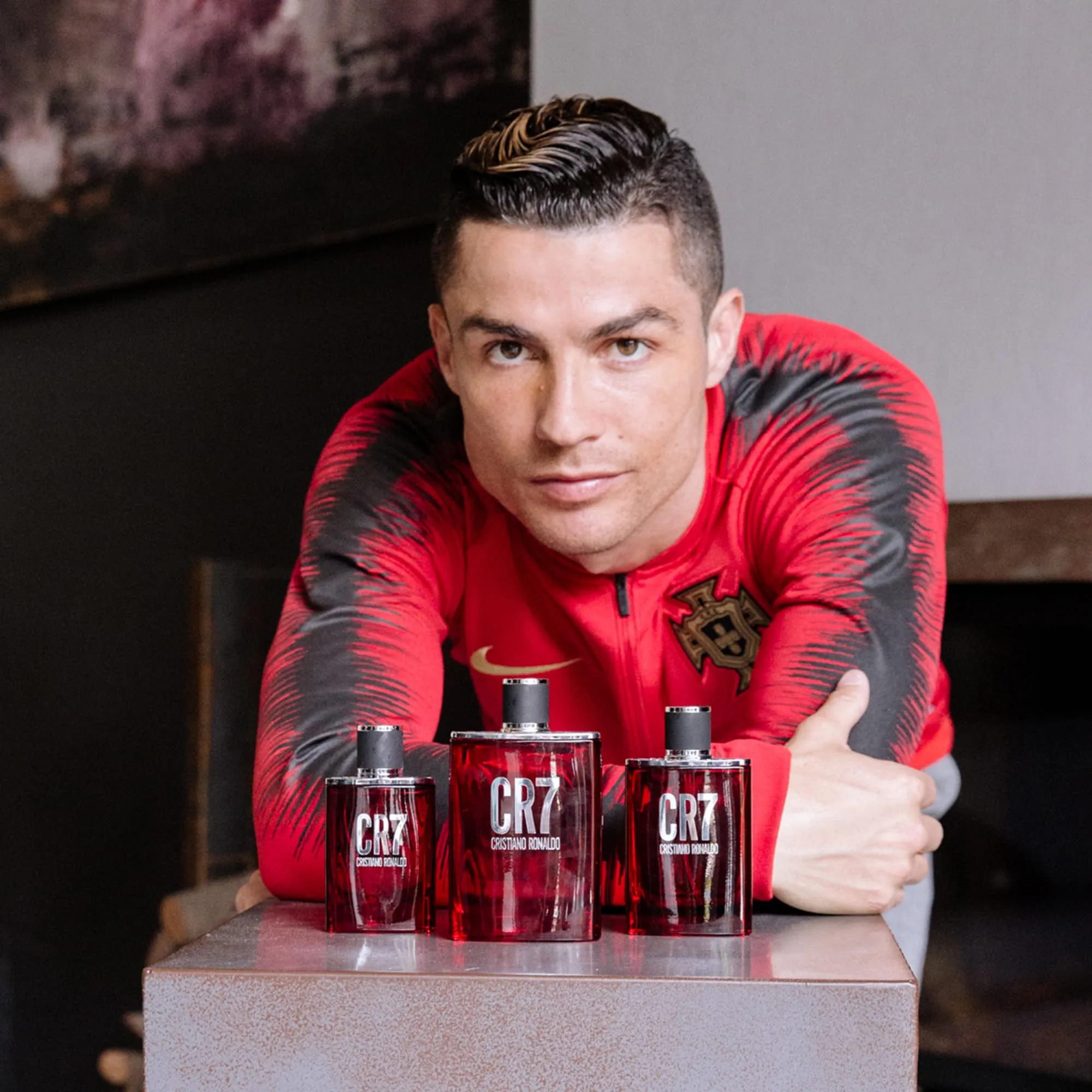 CRISTIANO RONALDO - Eau De Toilette Cologne- Woody, Musky Scent with Lavender, Cardamom, Tobacco, and Cedar - Original Men’s Fragrance Collection - 3.4 oz