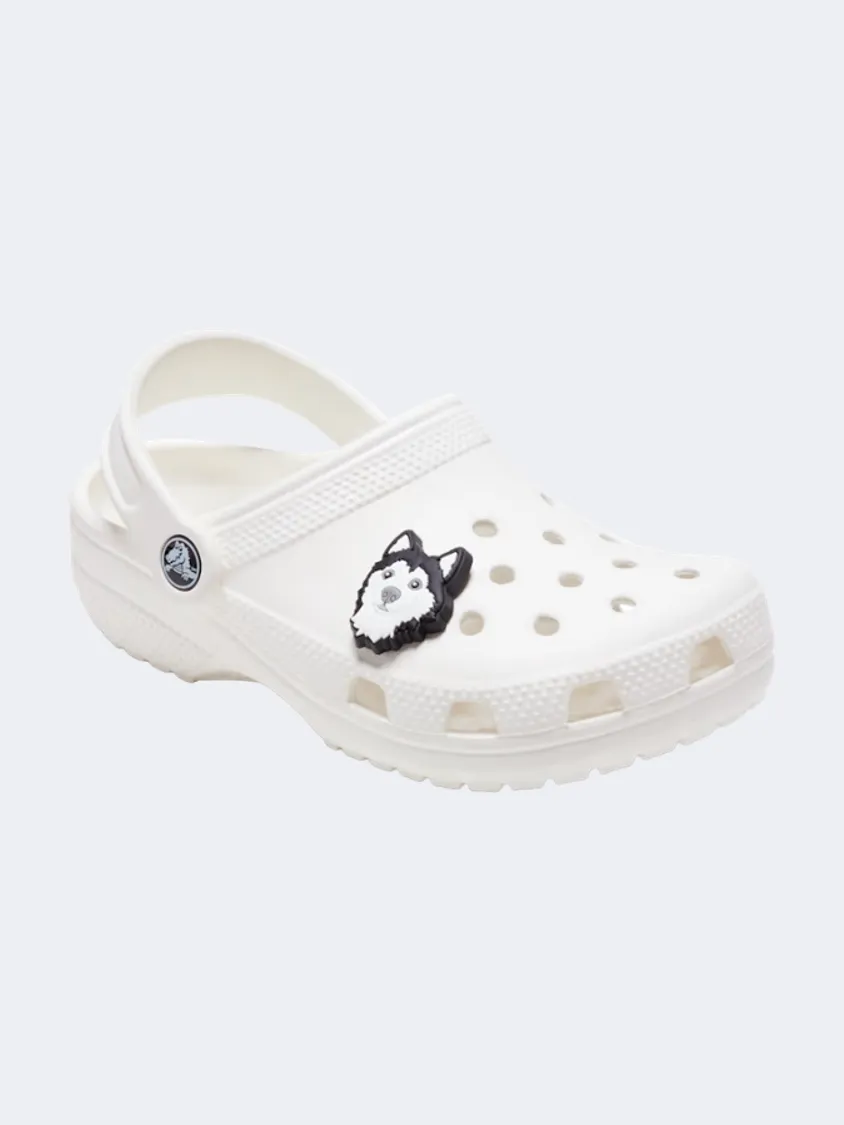 Crocs Husky Dog Unisex Lifestyle Pins Black/White