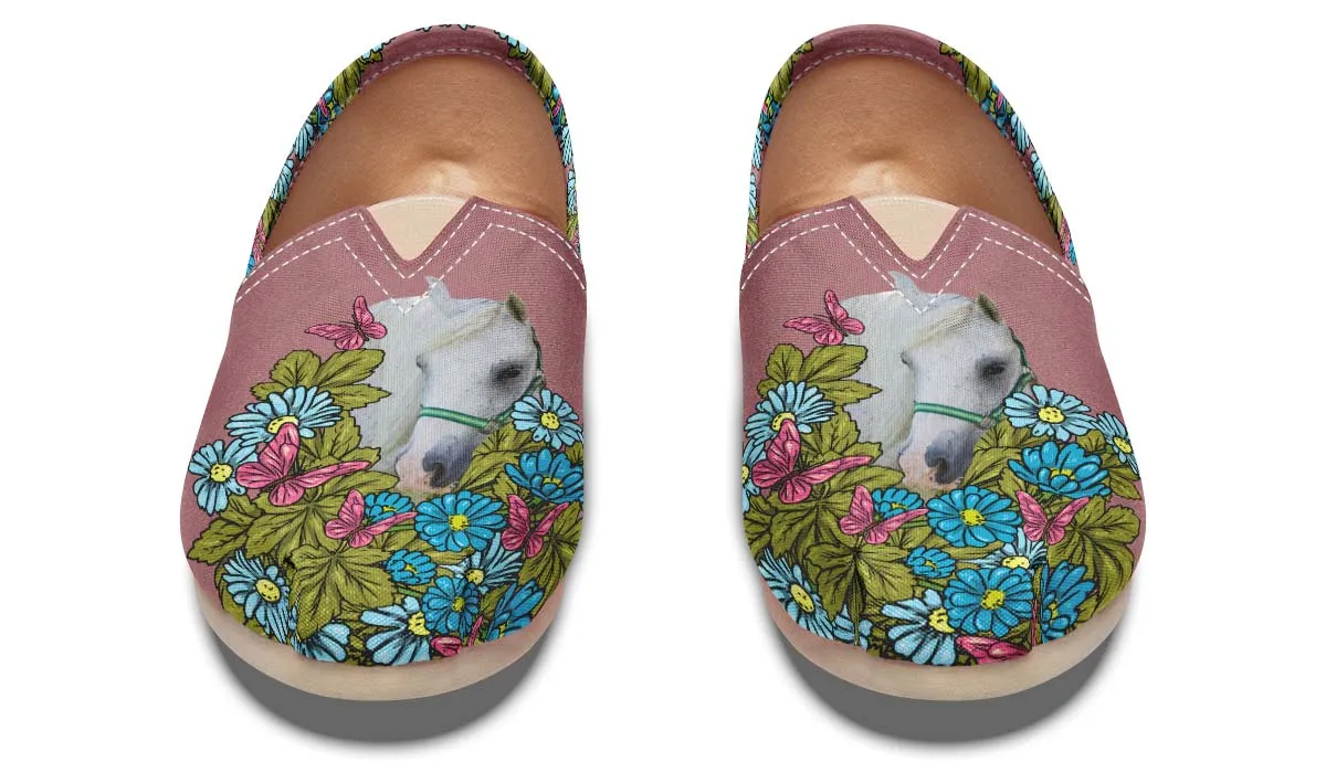 Custom Illustrated White Labrador Retriever Tori Hebert Casual Shoes