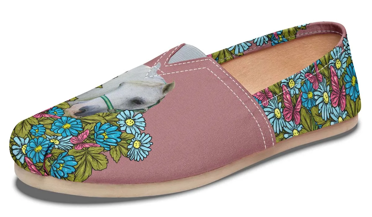 Custom Illustrated White Labrador Retriever Tori Hebert Casual Shoes
