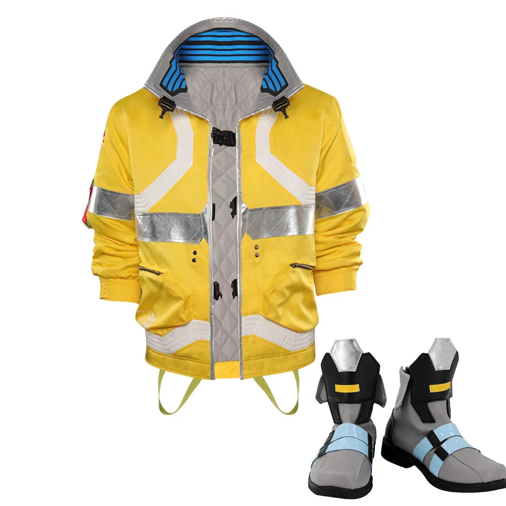 Cyberpunk-David Martinez Coat Cosplay Costume Halloween Carnival Suit