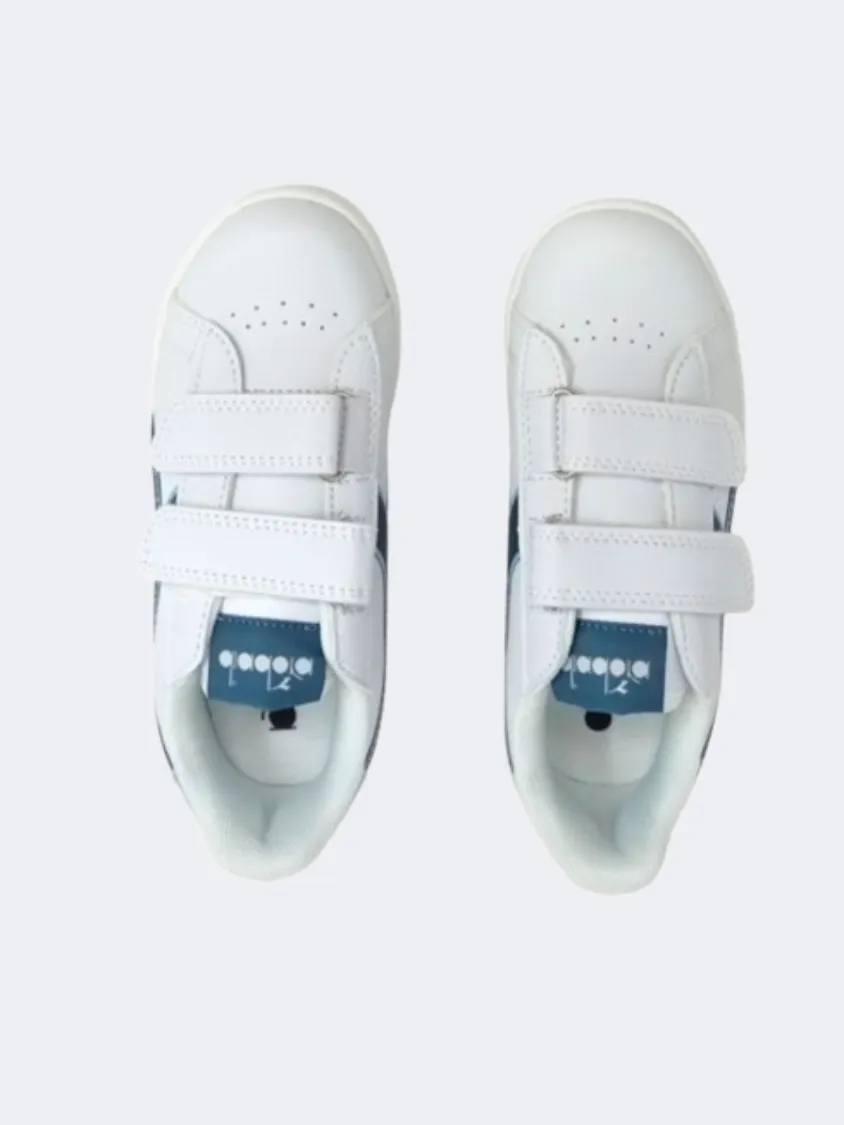 Diadora Game Ps Boys Lifestyle Shoes White/Blue