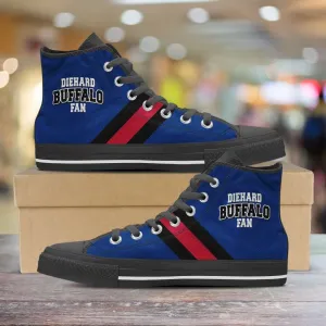 Diehard Buffalo Fan Canvas High Top Shoes