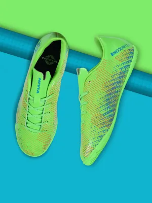 Encounter 9.0 Football Futsal Shoes For Men Neon Green