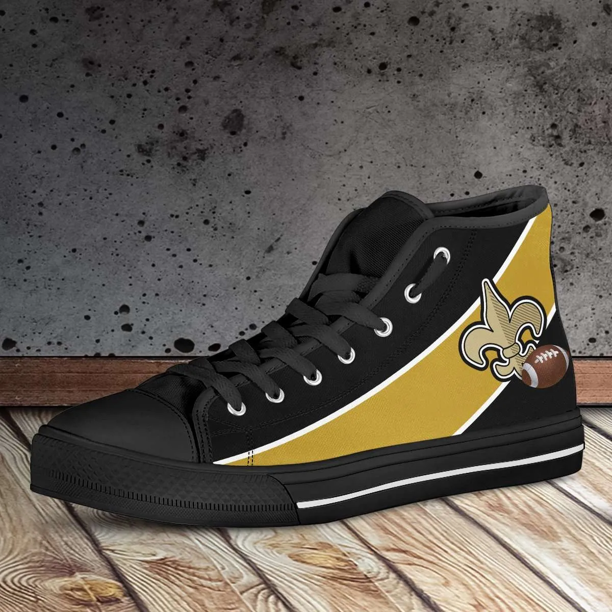 Fan Art New Orleans Canvas High Top Shoes