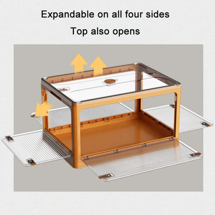 Folding Outdoor Camping BBQ Snacks Slider Storage Box, Size: Small(Green)