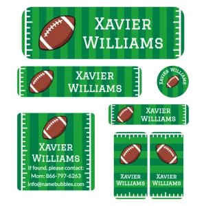 Football School Labels Pack