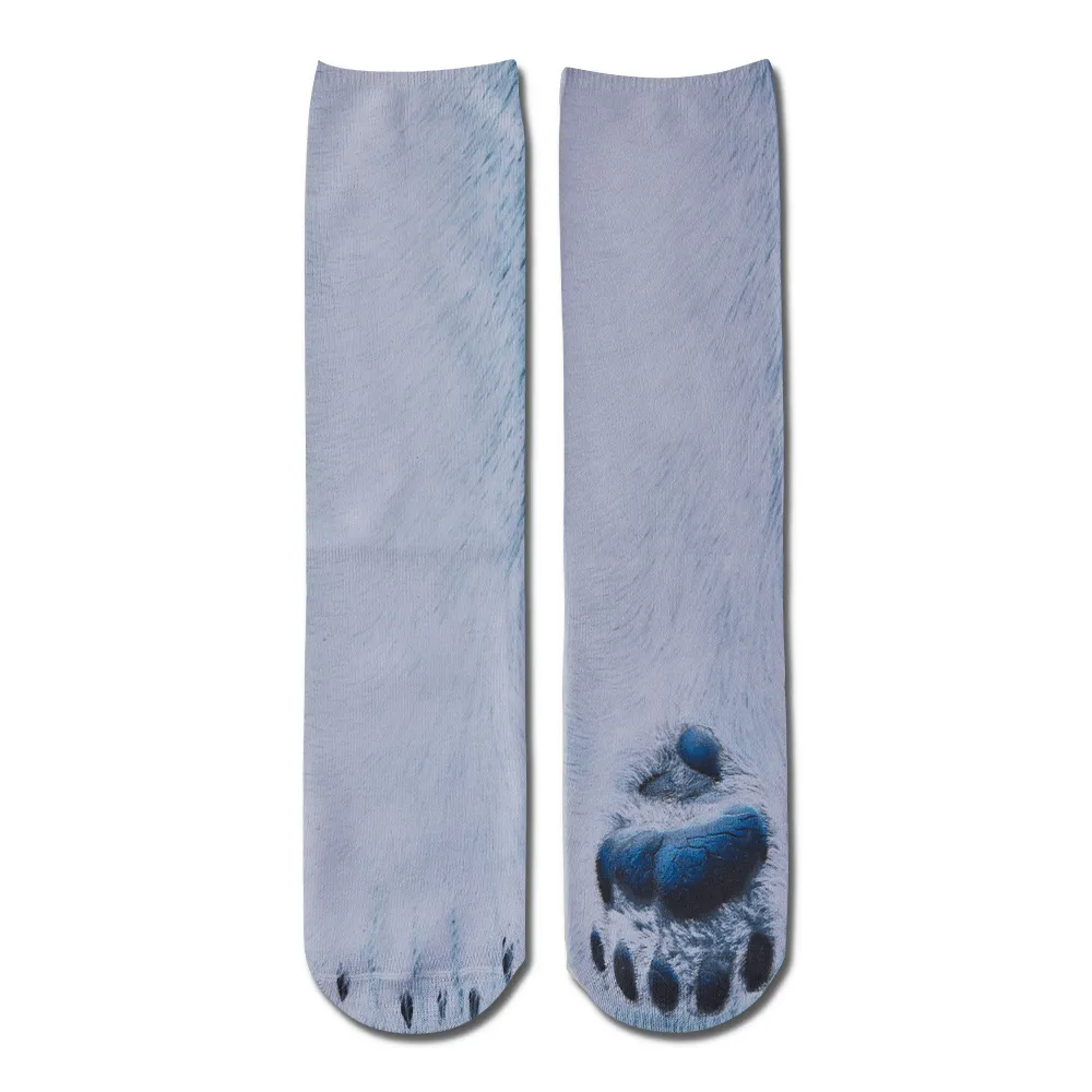 Funny 3D Print Animal Socks Feet Socks Funny Socks Gifts - Zebra Feet