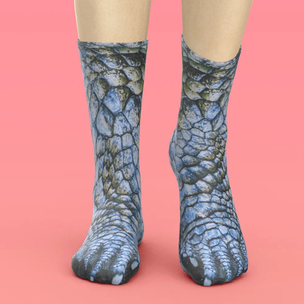 Funny 3D Print Animal Socks Feet Socks Funny Socks Gifts - Zebra Feet